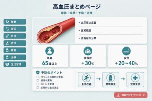 高血圧とは？原因・症状・基準値・治療・予防を徹底解説【記事一覧】